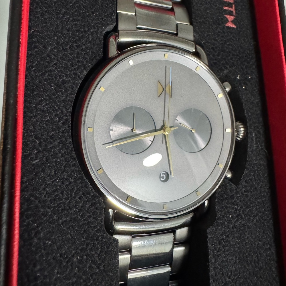 MVMT Gunmetal and Gold Chronograph Timepiece - Picture 2 of 7